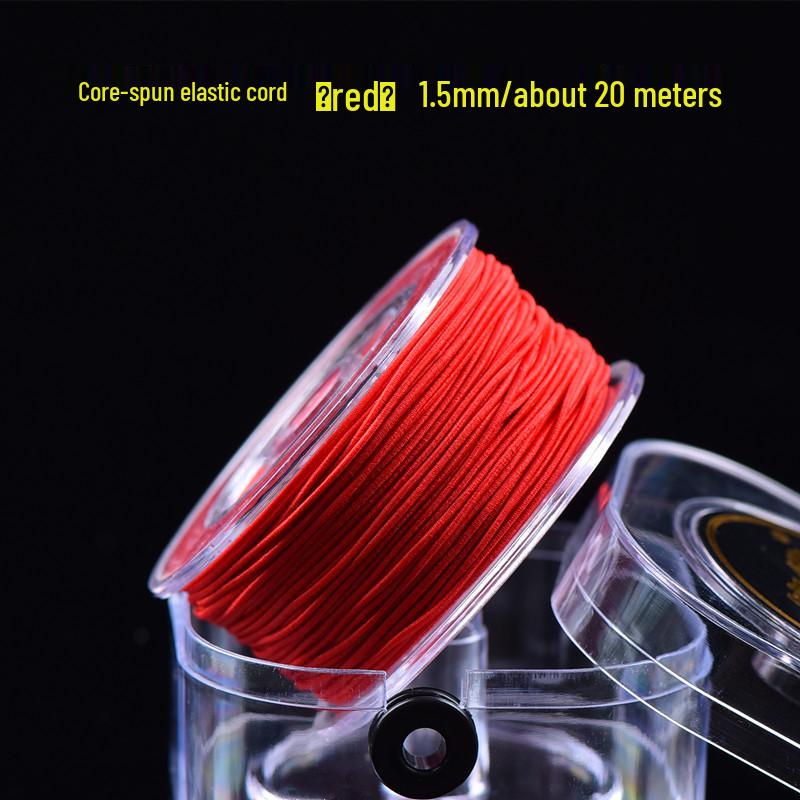 Buddha Beads Elastic Bracelet Cord: Durable Handmade DIY Wenwan King Kong Bodhi Beading Rope