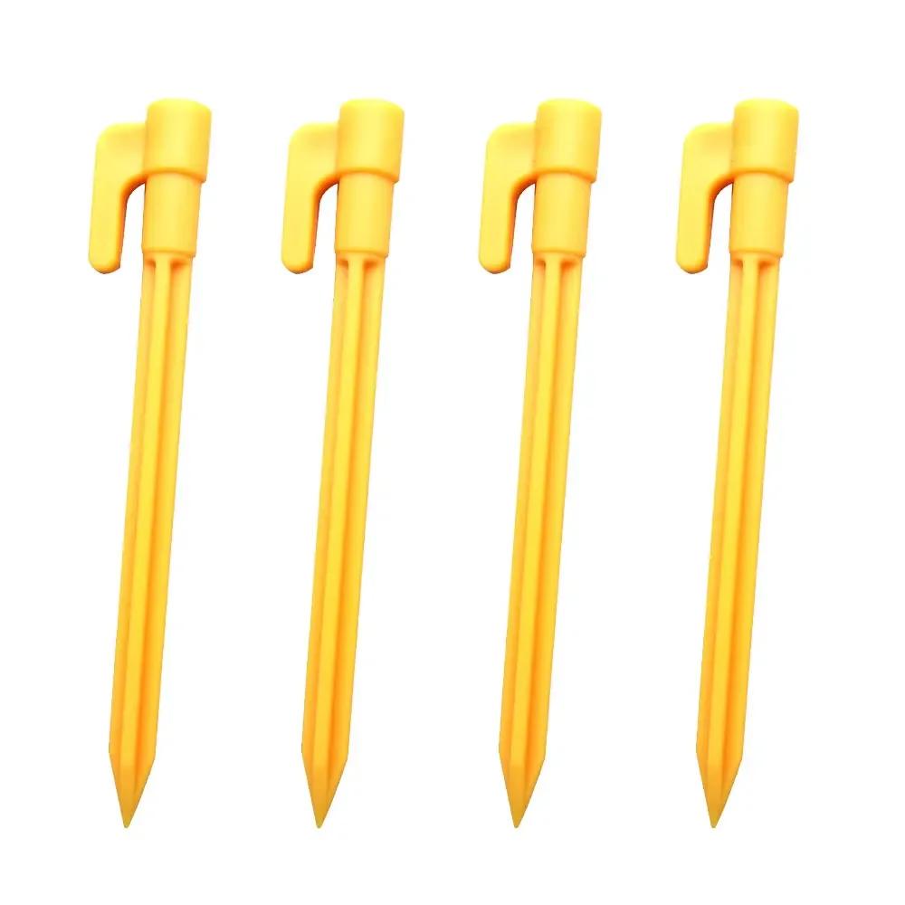 Outdoor Camping Tent Nails Sand Ground Triangular Stake Ground Awning Camping Tools Plastic Tent Pegs Nail Tent Stakes