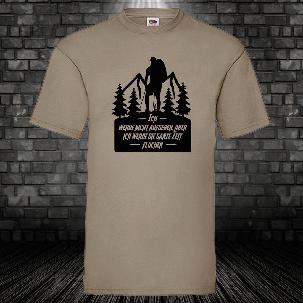 Hiking hiking shirt cursing T-shirt outdoor mountains fun shirt cult S-5XL