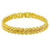 24K Plating Gold Bracelet 10 MM Wave Gold Plated Jewelry Gifts for Men & Women