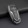 For Ford 2013- Carbon Fiber Hard Smart Key Fob Case Shell Cover Accessories