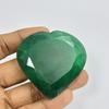 Natural Green Emerald Loose Gemstone 200 ct Heart Shape for Jewelry Making and Gem Collections