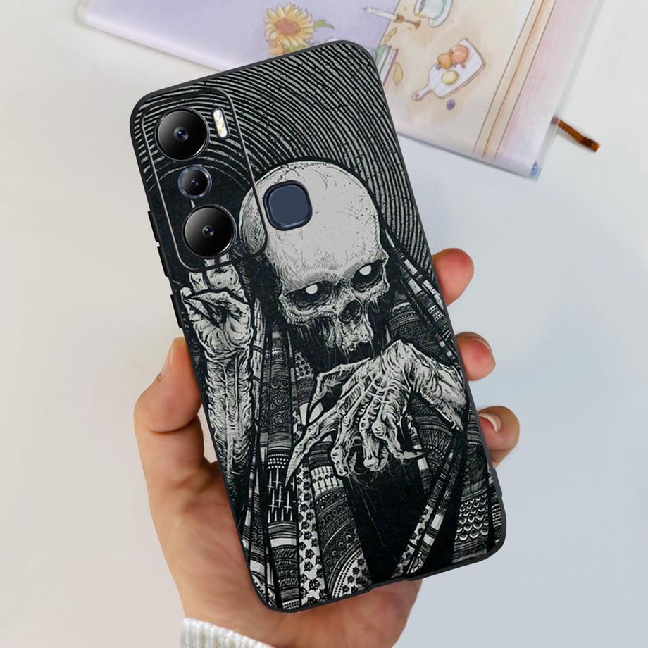 For Infinix Hot 20i 20 Play 20s Play Hot20 Phone Case Soft Liquid Silicone Bumper Shell Marble Cute Fashion Fundas For Hot20i