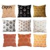 Unique Halloween Home Accessories Plush Pumpkin Cushion Cover, Throw Pillow 18 x Farmhouse Fall Covers Inches Maple Leaf Case for Sofa Couch