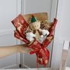 Kreatives Weihnachts-Teddybär-Bouquet zum Geburtstag der Freundin oder für Heiligabend