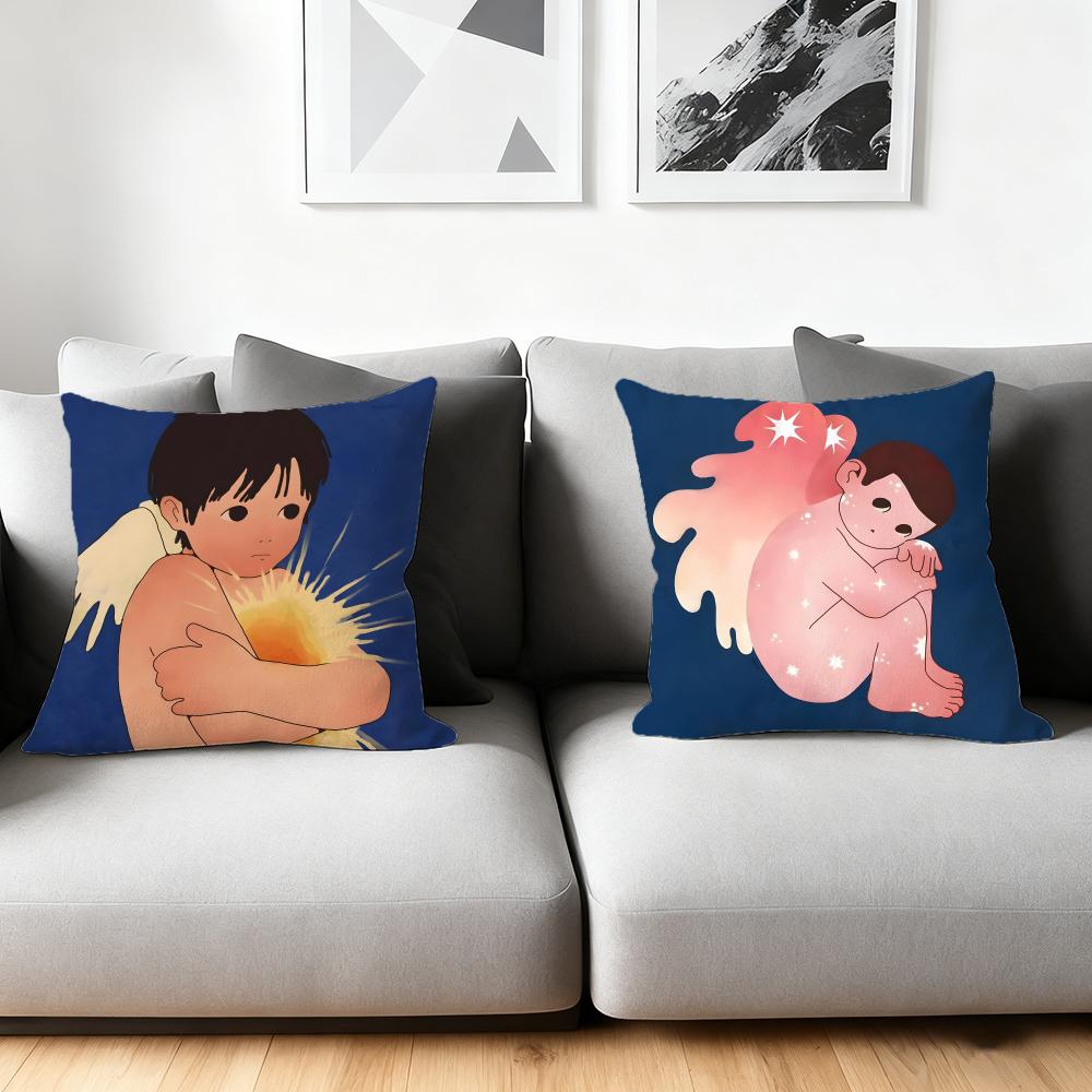 Mexico Artist Susan Cushion Cover Silky Short Plush Home Sofa Cushion Cover - Invisible Zipper Home Decoration