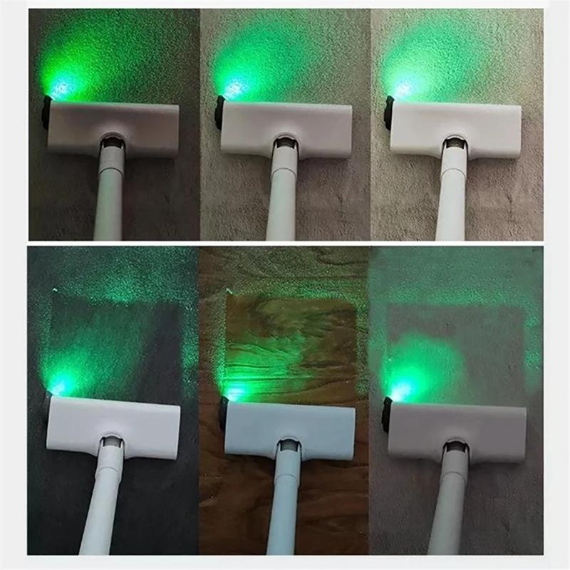 Vacuum Cleaner Attachment Backlight Dust Detection Light Dust Display LED Lamp Pet Hair Reminding Light ABS Material