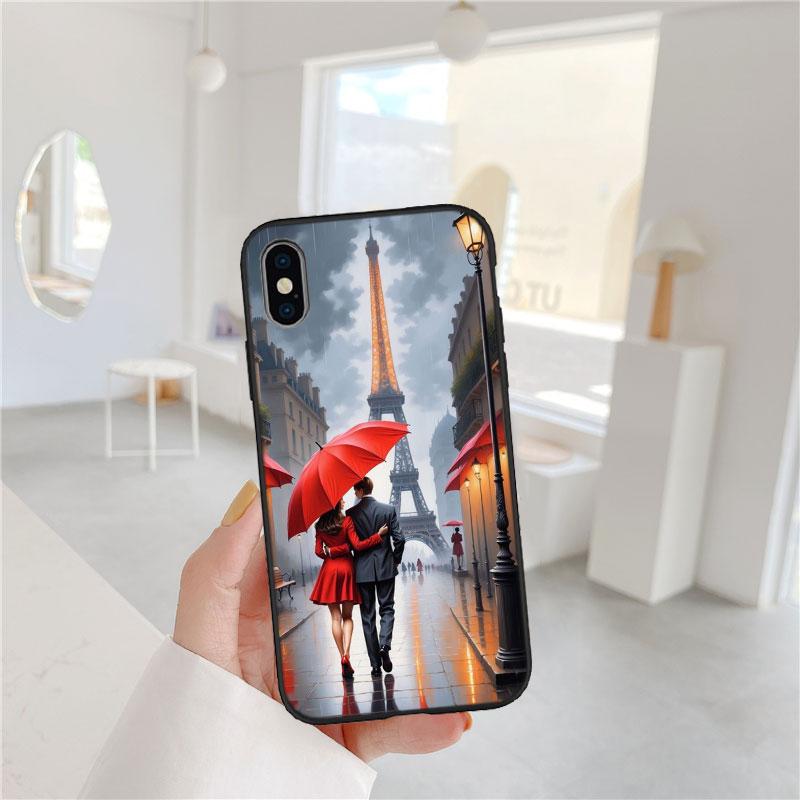 PP35 France Paris Eiffel tower Phone Case for OPPO A40 A60 A80 A15 A16 A16K A12 A17 A17K A54 A54S A53 A53S A55 A56 A57 A98 F23