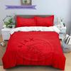 AFC Ajax Custom Name Pattern Bedding,Quilt Set Quilt Cover Pillowcase Home Birthday Gift(1 * Duvet Cover + 2 * Pillowcase, Without Core)