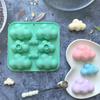8-Cavity Cloud Shaped Silicone Candy Mould Chocolate Pudding Dessert Cake Baking Mould Kitchen Tool Candle Soap Making