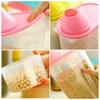 Cereal Storage Box with Lid Measuring Cup Plastic 1.9/2.5L Food Storage Dispenser for Cereals
