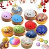 Multi-Style Colorful Glitter Simulated Dumpling Squishy Toy –  Anxiety Relief Sensory Squeeze Ball Kawaii Office Home Desk Decor