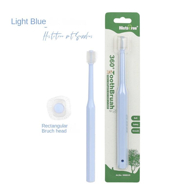 360 Degrees Pet Toothbrush Cat Brush Pet Toothbrush Cleaning Products Addition Bad Breath Tartar Teeth Dog Cat Cleaning Supplies
