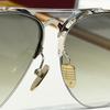 AMELIA Unisex Aviator Sunglasses: Trendy, Handmade Metal for Holidays & Parties
