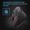 KOCAN Gaming Vertical Optical Ergonomic Black T-50 Mouse, Wired, 9-Key Mouse, 6-Gear DPI, Design,