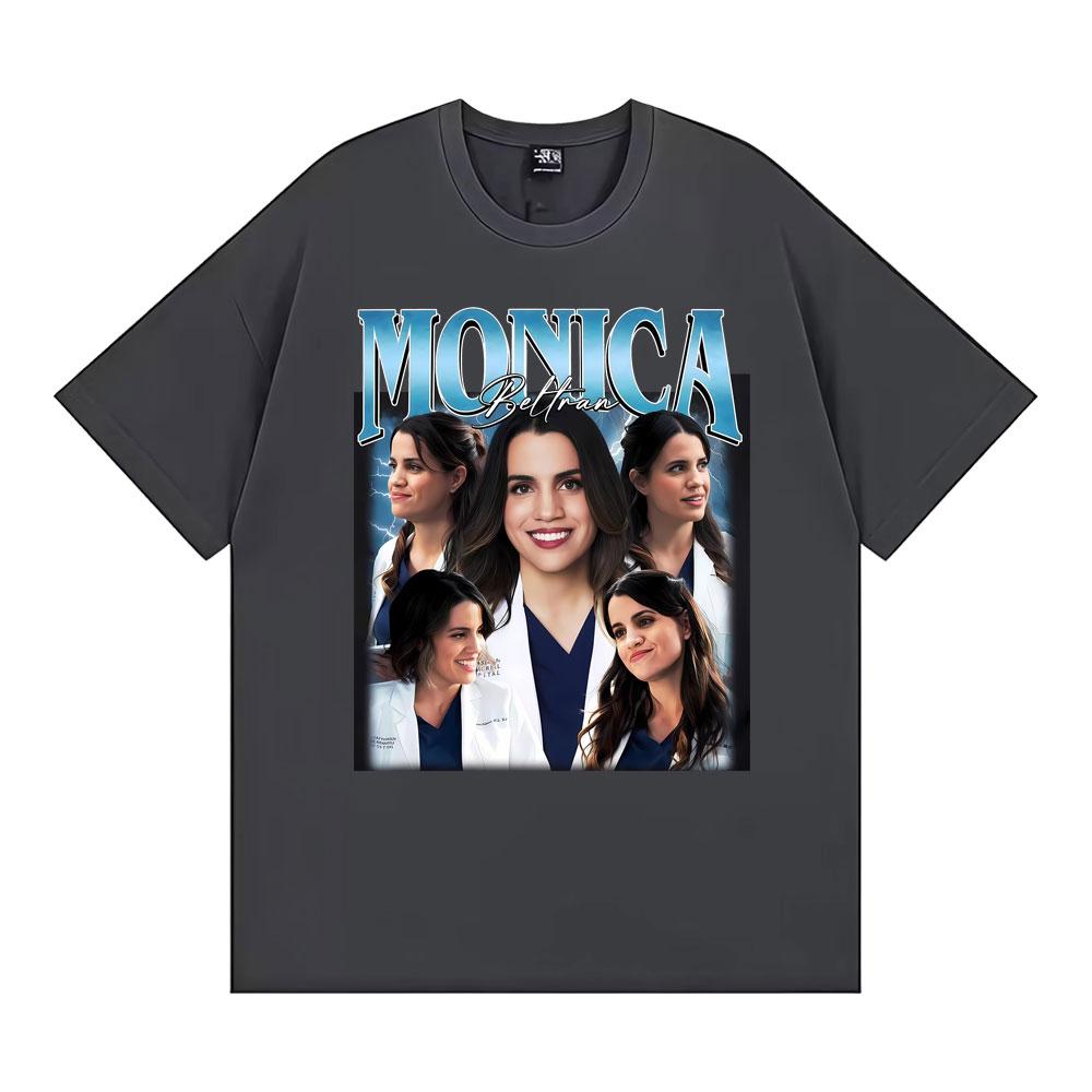 Monica Beltran Vintage Y2K Aesthetic Graphic Tshirt Harajuku Hip Hop Summer T Shirts Casual 100 Cotton Oversized Loose T Shirt