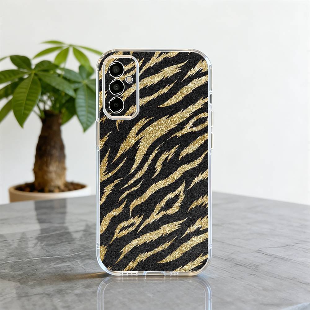

Tiger print Phone Case For SamsungA10,12,20,21S,30,31,40,50,51,52,70,71 Transparent Cover Samsung a12