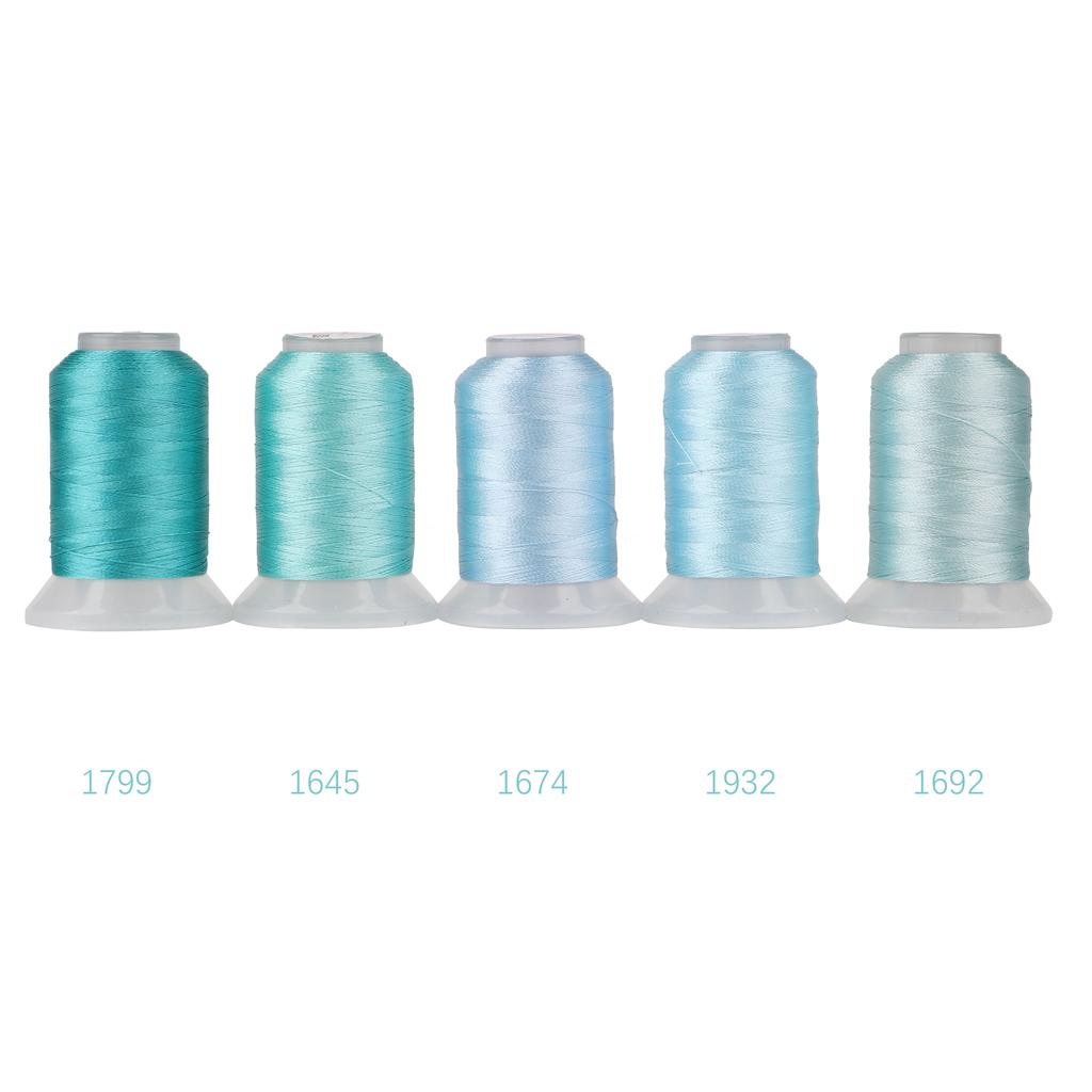 80 New Madeira Colors Set Premium 40WT Polyester Embroidery Thread 500M Each Spool Brother Babylock Janome Singer Home Machines