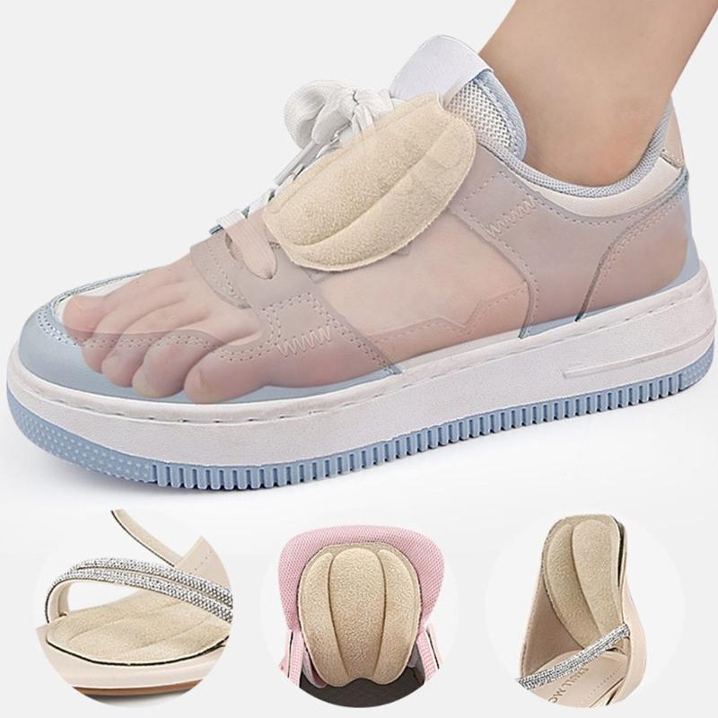 10Pcs Soft Sponge Adhesive Shoe Inserts Anti Slip High Cushion Forefoot Pad for Sneakers High Heel and Leather Shoe