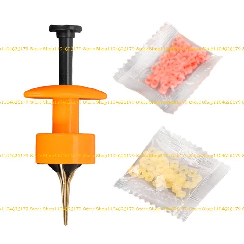 A1A2 Portable Fishing Baits Light Weight Clip Earthworm Bloodworm Clip Live Maggots Quick Feeding Hook Clip Easy to Use