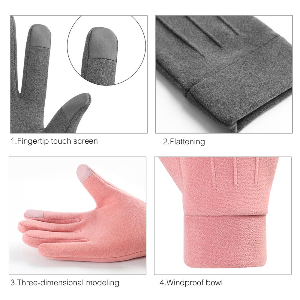Cycling Fleece Thermal Gloves