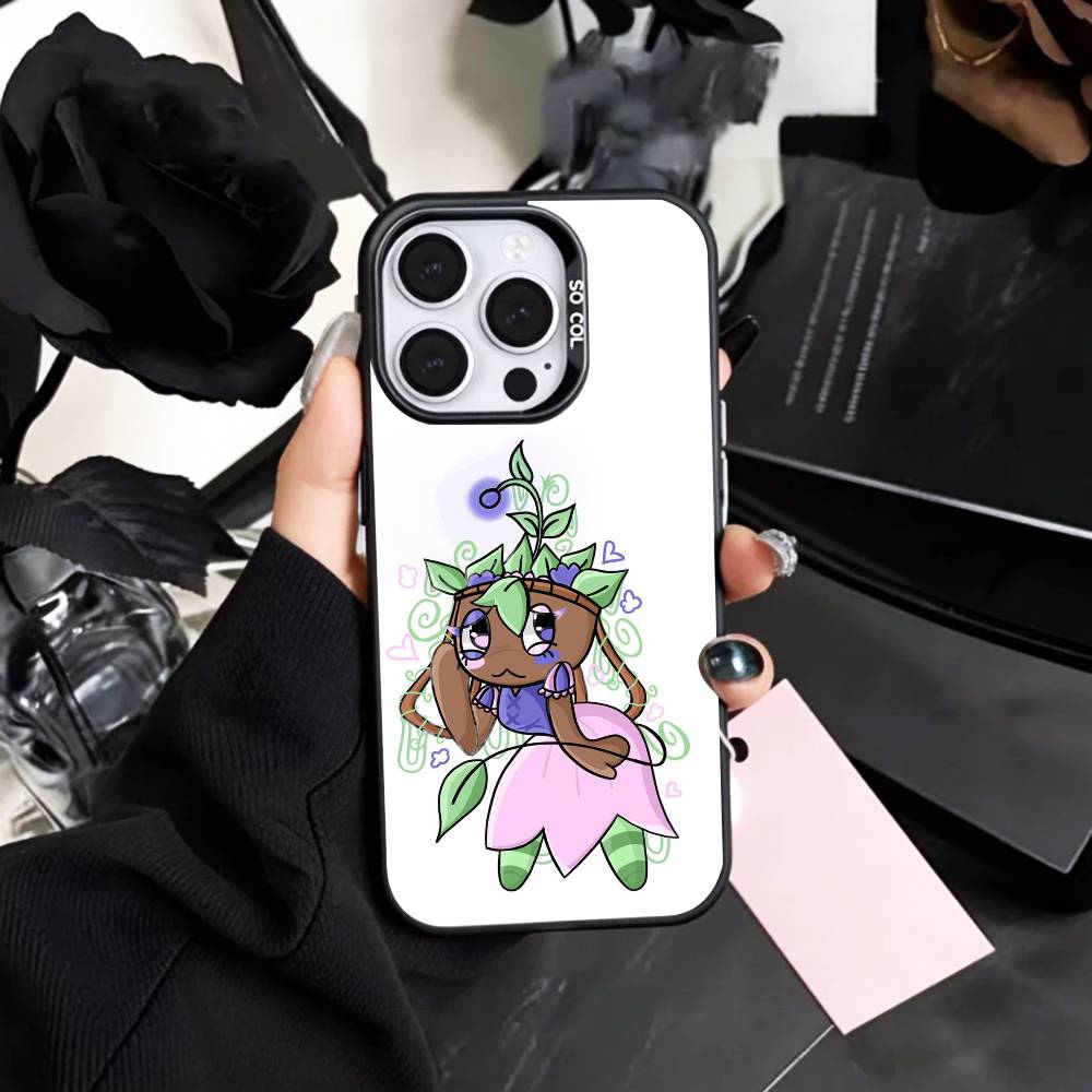 

F-Floral D-Dandy s W-World B-Bassie Phone Case For iPhone17,16,15,14,13,12,11 Plus,Pro Max Colored Silver Plated Inside Cover iPhone17PRO