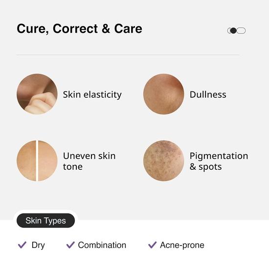 Cureskin Advance Skin Clear Ser Facial cu Niacinamidă | Ser pentru Acnee și Pete Pigmentare | Ser pentru Îndepărtarea Cicatricilor Post-Acneice