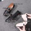 Single shoes women's 2025 new spring and summer leather shoes flat-soled versatile one-pedal women's shoes spring loafers Doudou shoes