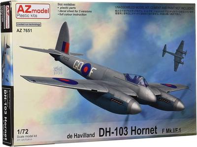 AZ Model Royal Air Force Hornet F Plastic Model AZM7651 1/72 DH-103 Mk.1/F.1