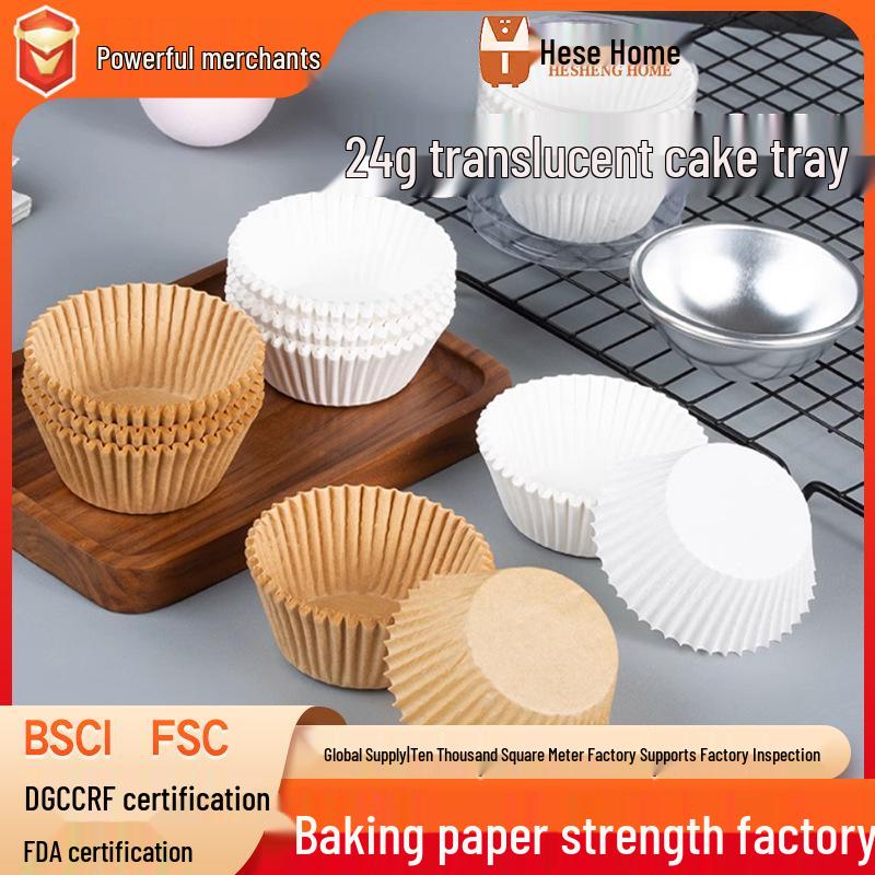 

Mochi Cake Holders & Food-Grade Translucent Paper Cups 500 pieces/pack (4*3cm)