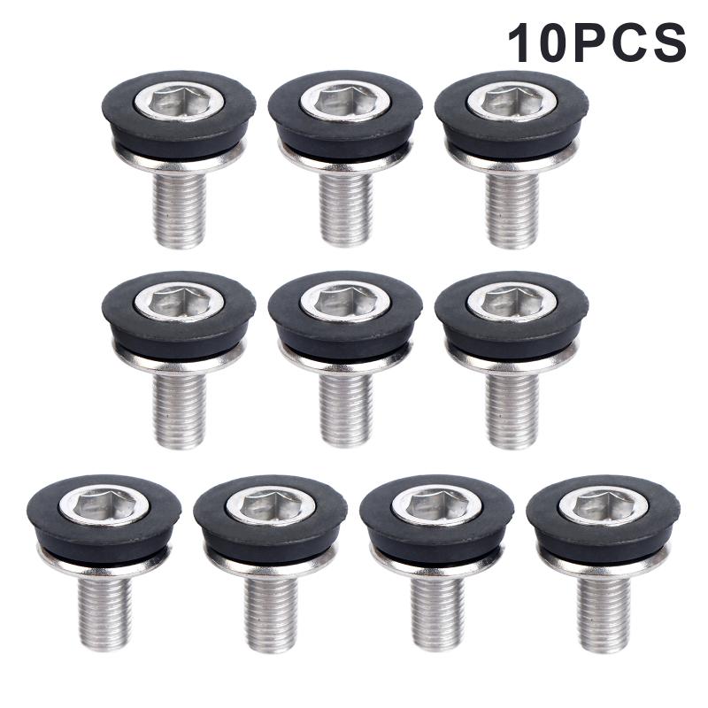 2/5/10Pcs Inner Hex Bolts Bicycle Bottom Bracket Axle Bolts M8 Screw Kit For Cycling Axle Repair Accessories