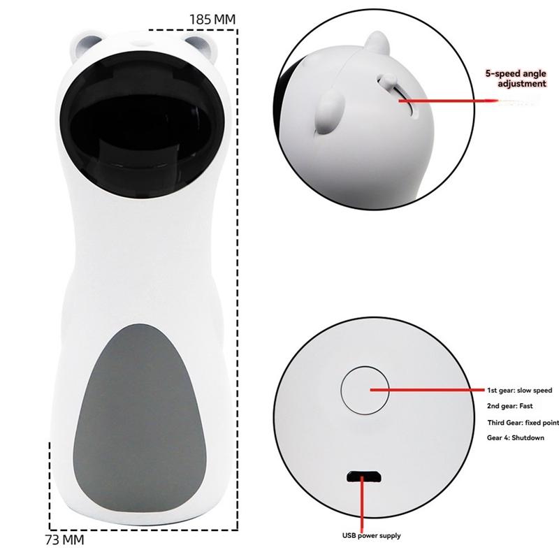 Gut-Automatische Bärenkatze Ticker Interaktives Smartes Ärgern Haustier Intelligent Elektrisch Rotierender Katzenköder Automatische Katze