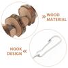Rabbit Guinea Pig Toys Teeth Chewable Tablets Hamster Snacks Natural Bunny Comfort Small Pet Bite Wooden Cage Hanging Molar