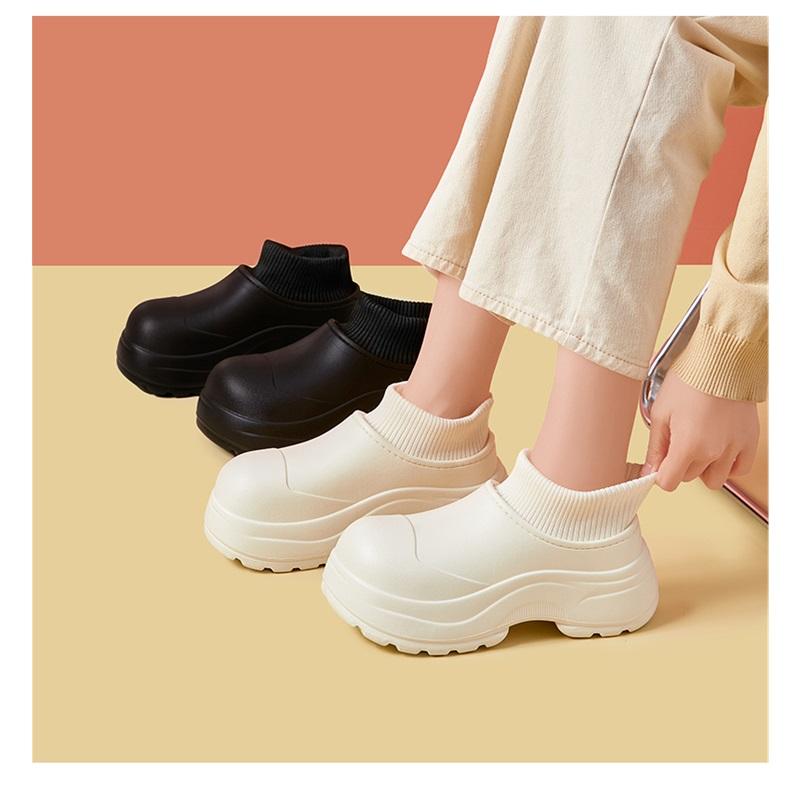 Women's Winter Warm Home High Tube Cotton Slippers