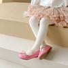 Girls' Pantyhose Children's Leggings Solid Color Vertical Striped Kids Pantyhose
