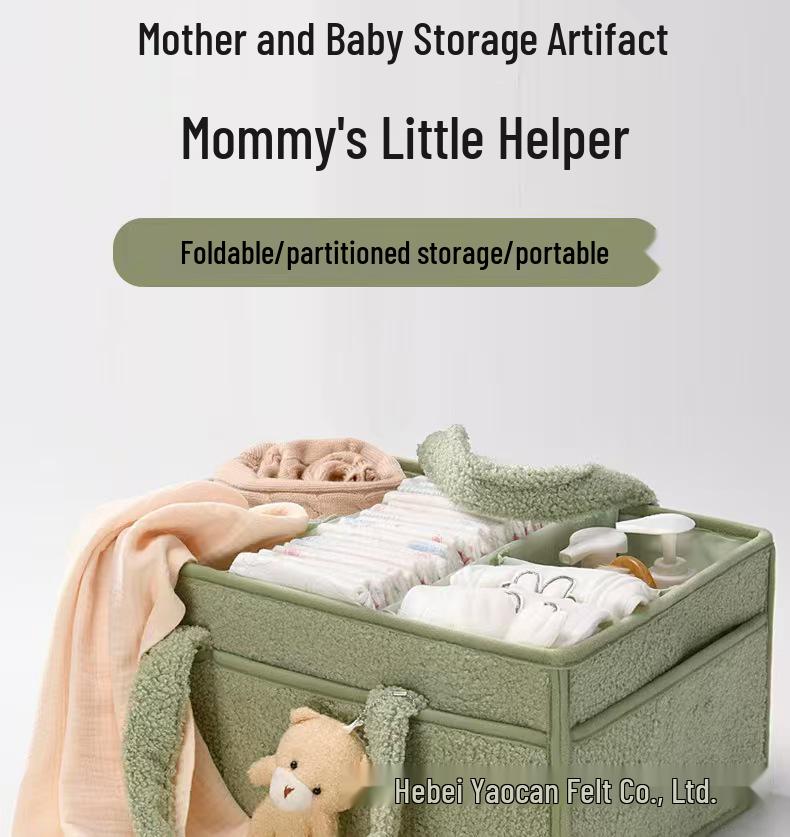 Portable Baby Diaper Organizer and Changing Table Rack
