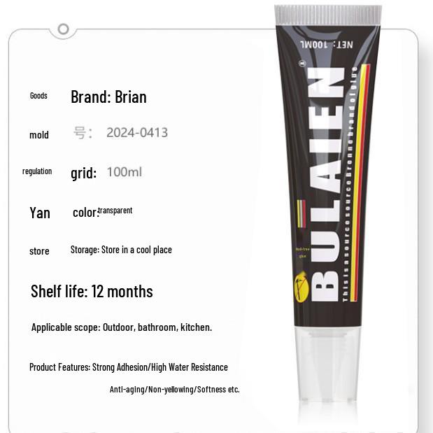 High-Strength Nail-Free Adhesive for Walls, Metal, Mirrors, Tiles, and Shelves