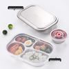 European Style 304 Stainless Steel Divided Plate