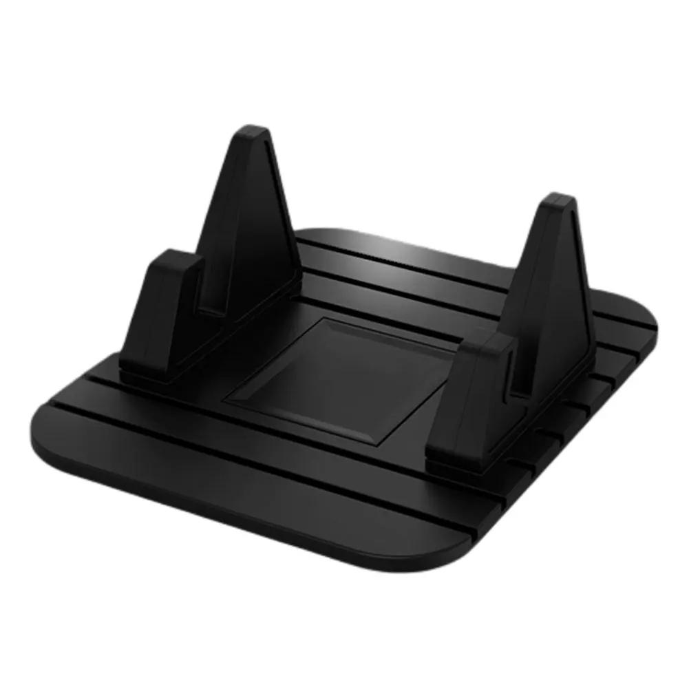 

Silicone Car Smartphones Holder Mat Antiskid Soft Silicone Holder Mount Universal For Phone GPS Bracket in Car Dashboard чорний