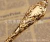 Russian Style 5X Gold Glass Lens Flower Handle High-grade Reading Magnifying Glass Embossed Handle