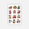 Tattoo Stickers Waterproof Female Lasting Cute Santa Claus Christmas Tattoo Stickers Tattoo Stickers