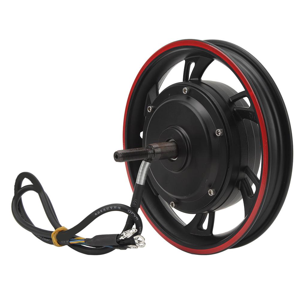 12in High Speed Brushless Gear Hub Motor 48v 72v 500 to 1500W DC Disc Brake Motor for Electric Motorcycle Bike Scooter