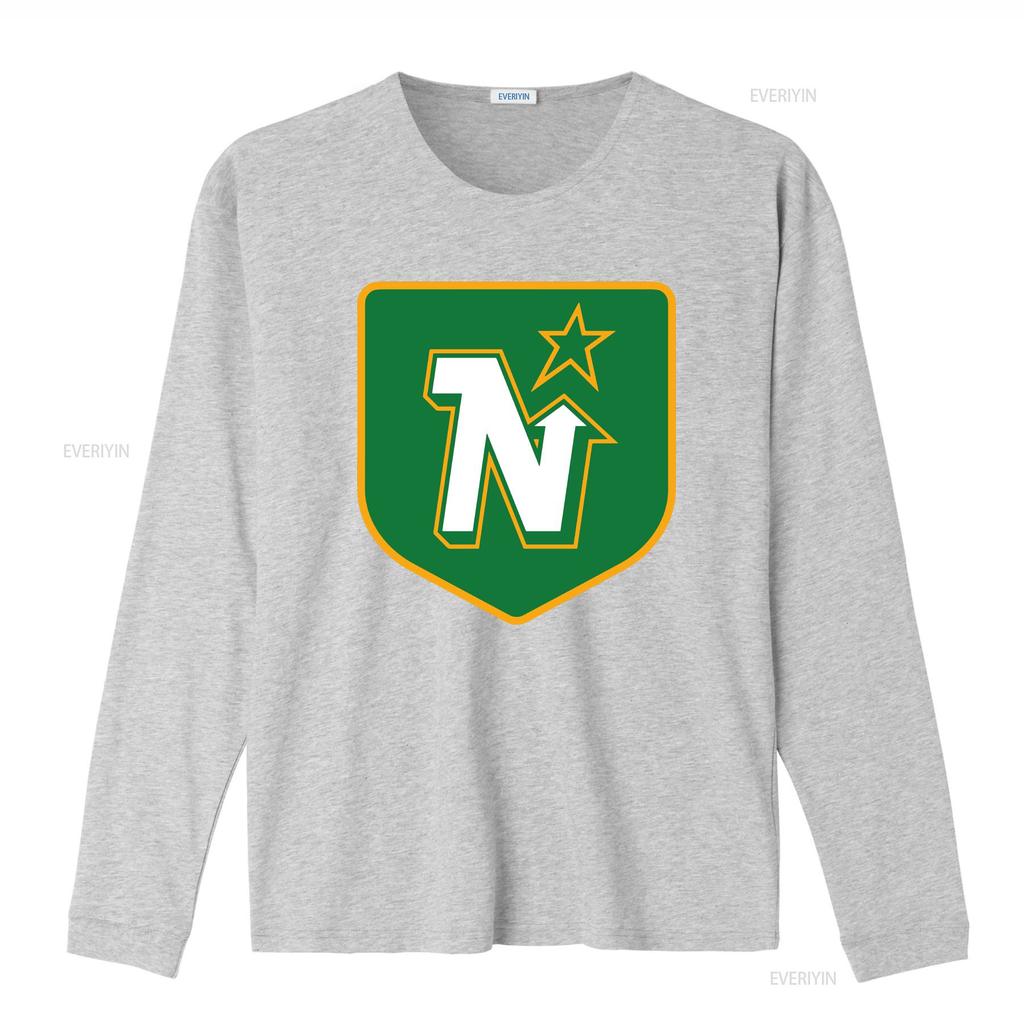 Minnesota North Stars Hockey Club T Shirt vintage Washed Soft Casual Comfortable Breathable Versatile Slightly