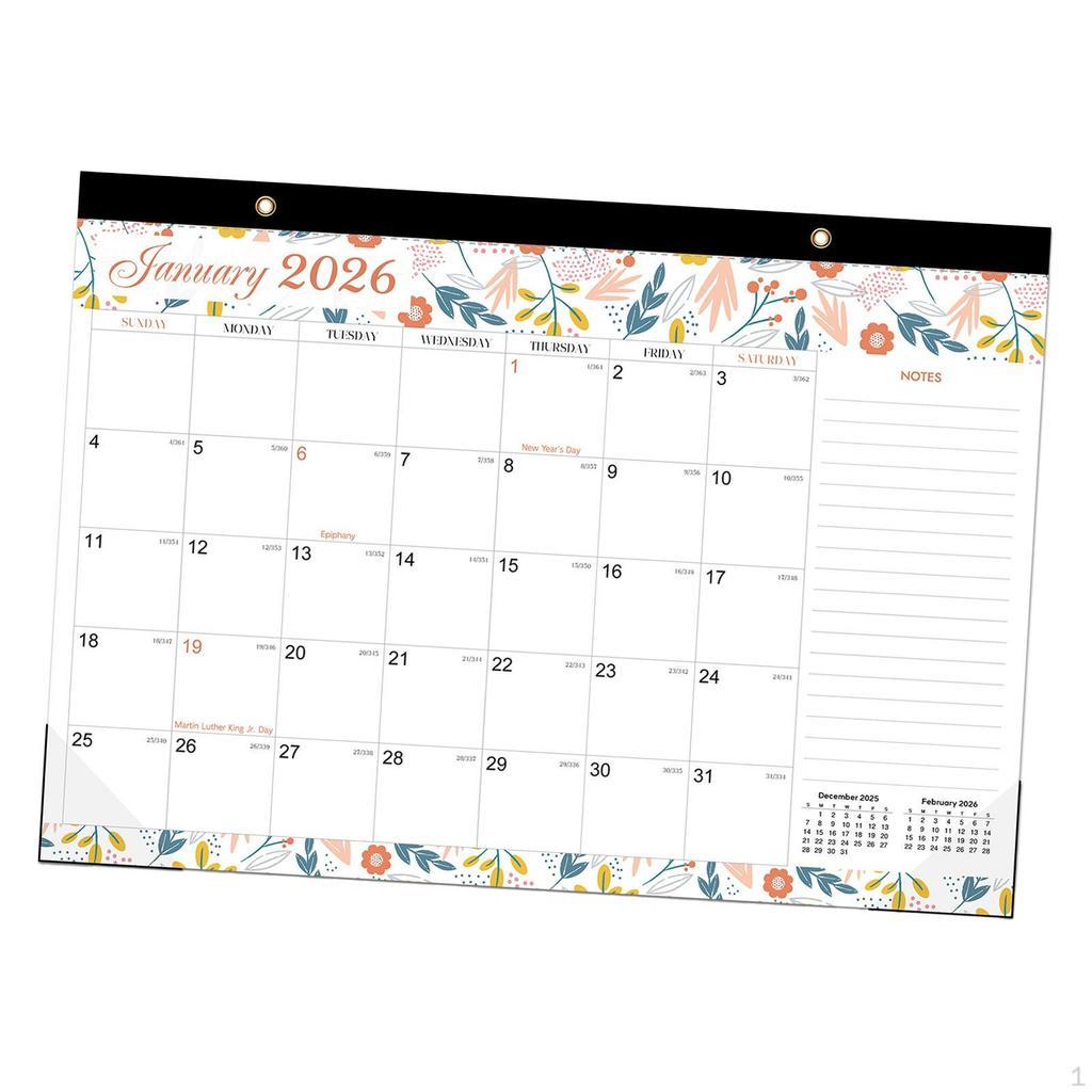 Desk Calendar Classroom to Do List Month Hanging Planner for Office