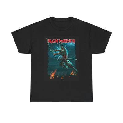 Iron Maiden T-Shirt Vintage Rock Merch Retro Tour Metal Unisex Schweres Baumwoll-Tee