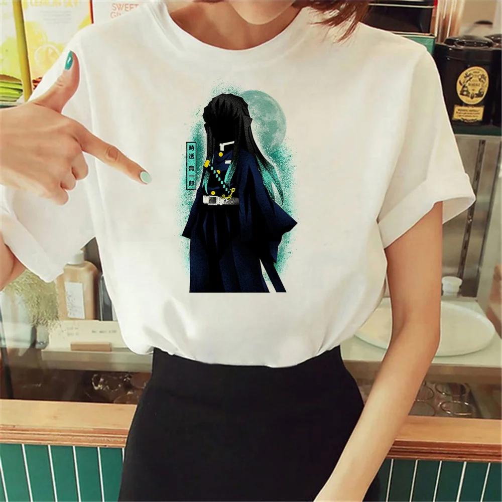 Muichiro Tokito tricou femei harajuku designer streetwear Tricou femei harajuku