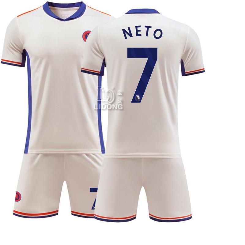 Football training jersey 2425 Chelsea new away No. 20 Palmer 8 Enzo 14 Felix football jersey ball #16