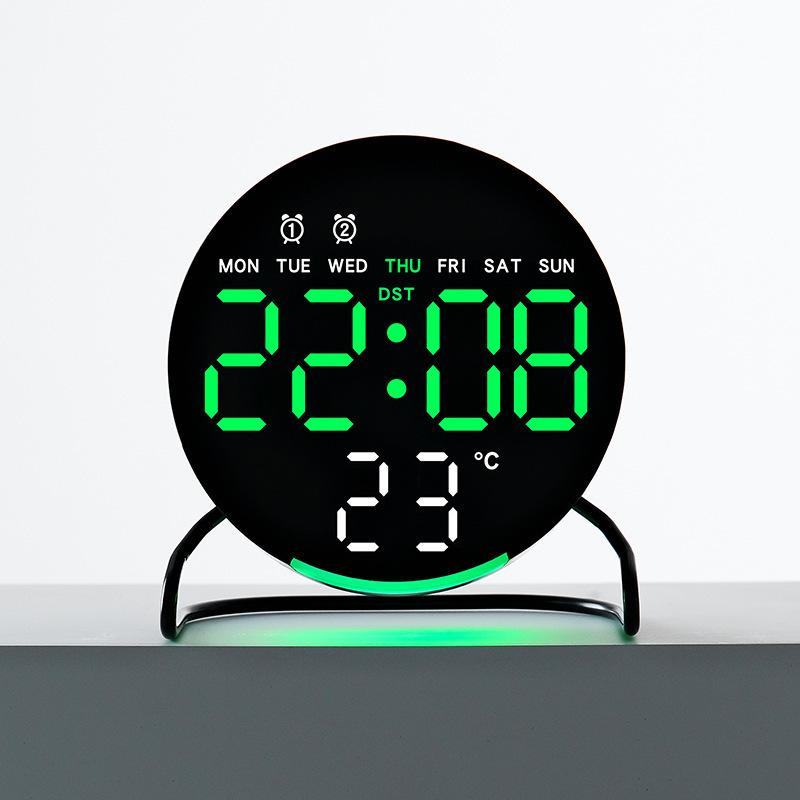 Desktop LED clock with alarm function and night light, a multi-functional digital timing clock