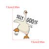 Cute Silly Goose Stickers Aesthetic Decals Laptop Luggage Skateboard Sticker for Water Bottle Tumblers Decorations Kid