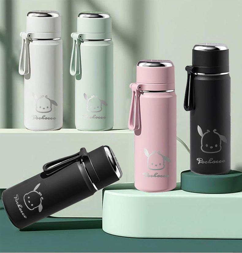 New 2025 Cute 316 Stainless Steel Insulated Tea Cup with Lid for Women & Students